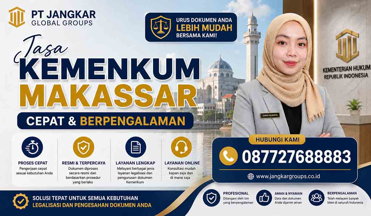 Jasa Kemenkum Makassar Cepat dan Berpengalaman