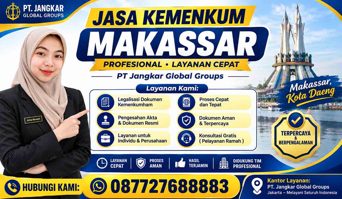 Jasa Kemenkum Makassar Profesional Layanan Cepat
