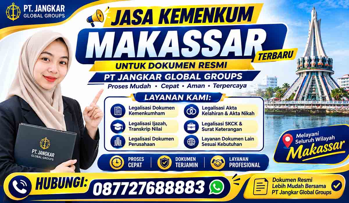 Jasa Kemenkum Makassar Terbaru untuk Dokumen Resmi