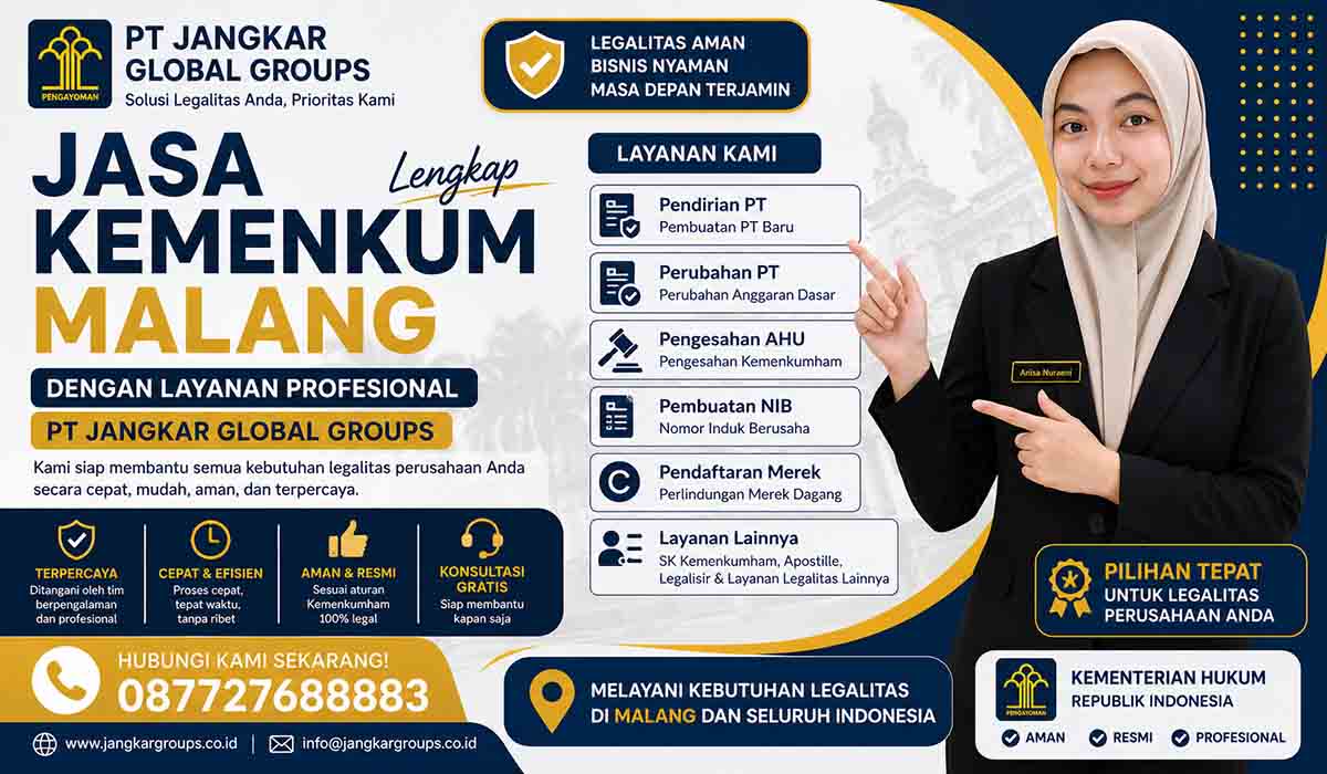 Jasa Kemenkum Malang Lengkap dengan Layanan Profesional