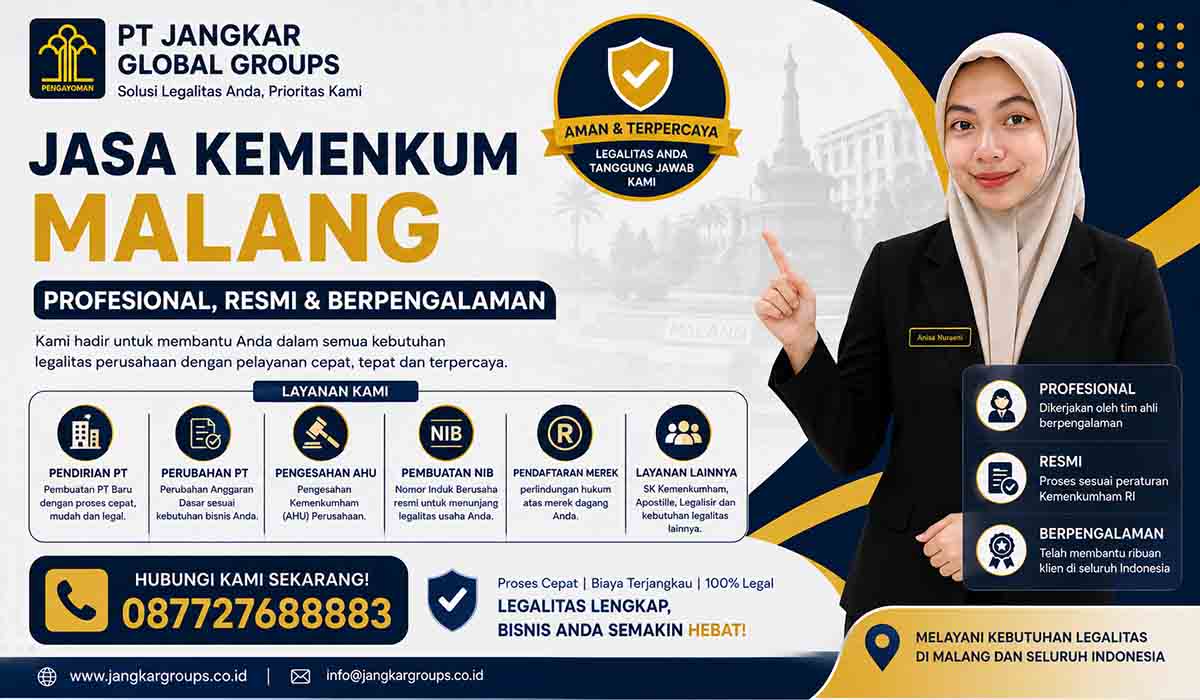 Jasa Kemenkum Malang Profesional, Resmi dan Berpengalaman