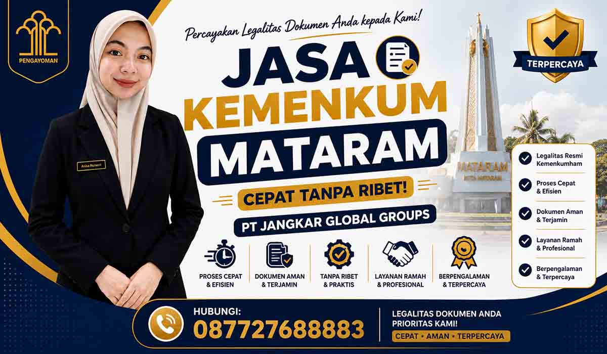 Jasa Kemenkum Mataram Cepat Tanpa Ribet