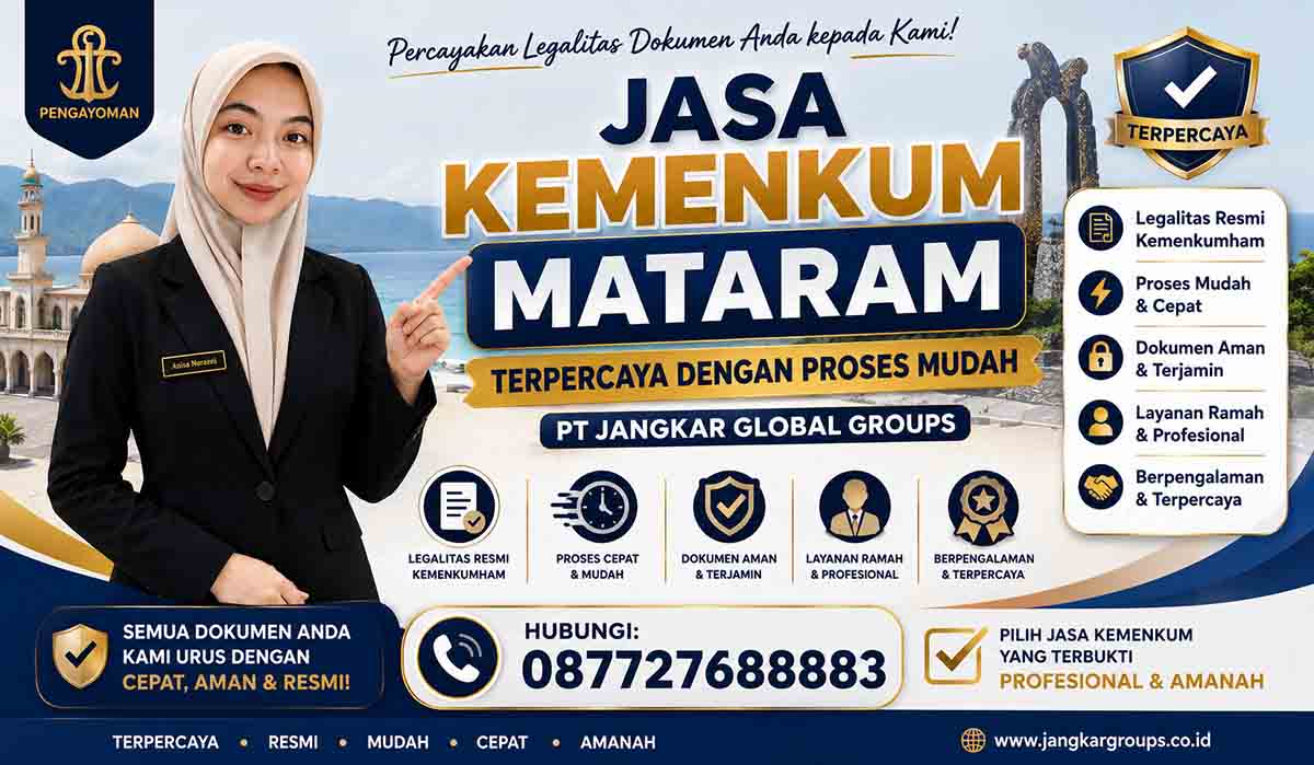 Jasa Kemenkum Mataram Terpercaya dengan Proses Mudah