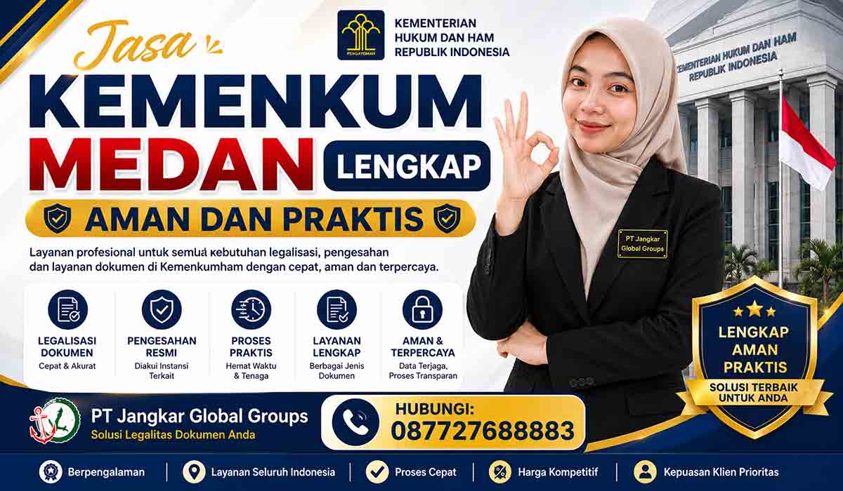 Jasa Kemenkum Medan Lengkap Aman dan Praktis