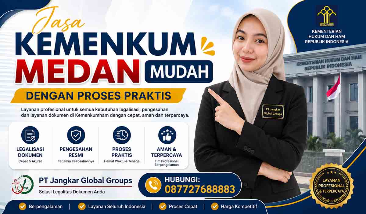 Jasa Kemenkum Medan Mudah dengan Proses Praktis
