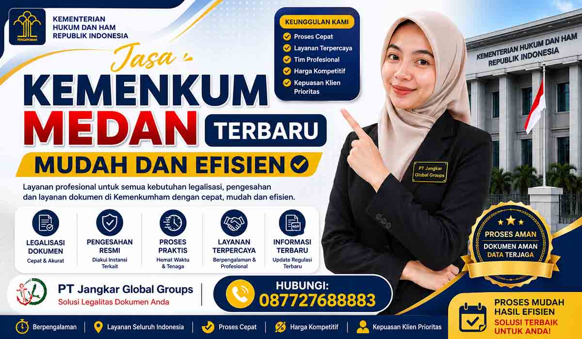 Jasa Kemenkum Medan Terbaru Mudah dan Efisien