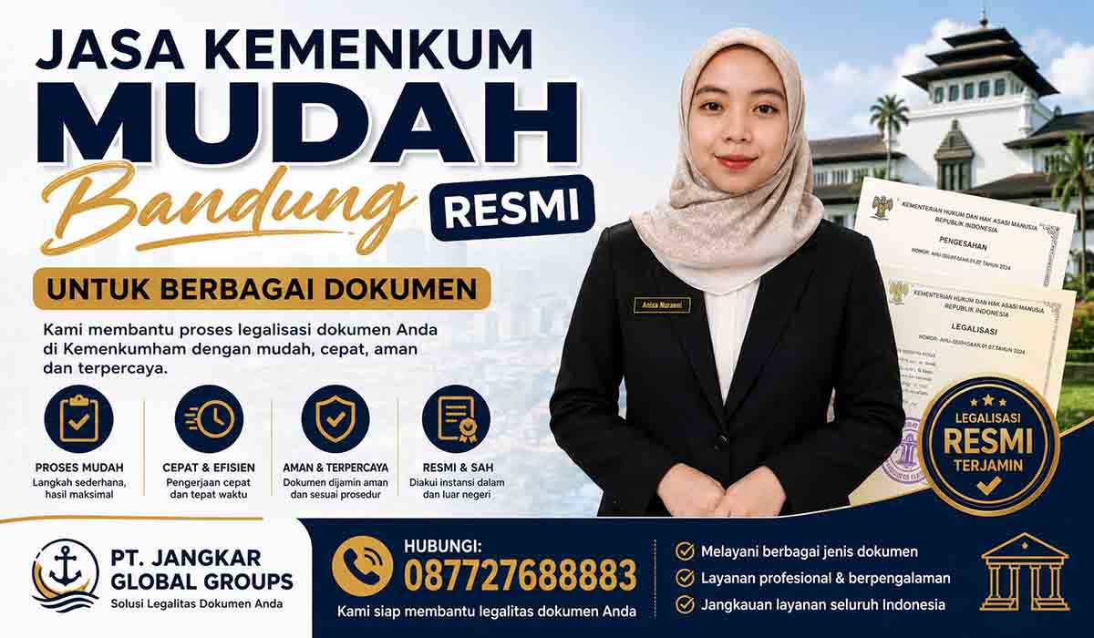 Jasa Kemenkum Mudah Bandung Resmi untuk Berbagai Dokumen