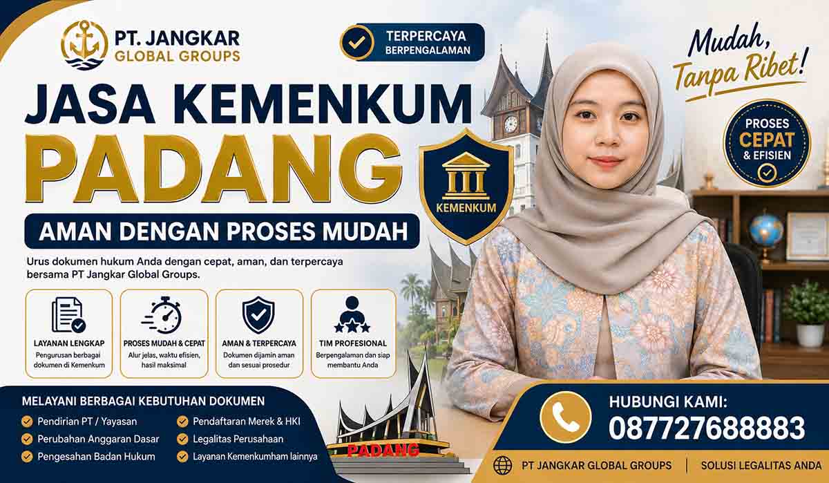 Jasa Kemenkum Padang Aman dengan Proses Mudah
