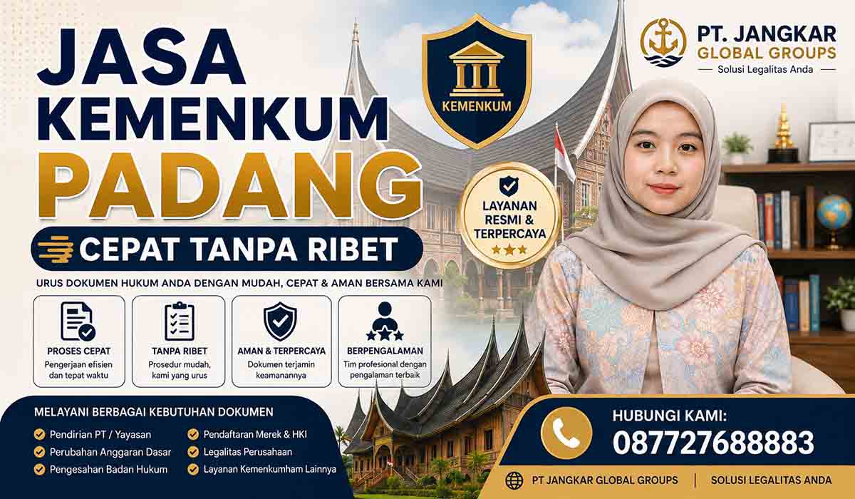 Jasa Kemenkum Padang Cepat Tanpa Ribet