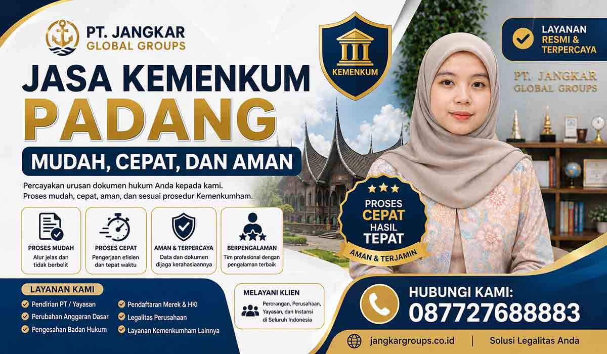 Jasa Kemenkum Padang Mudah, Cepat, dan Aman