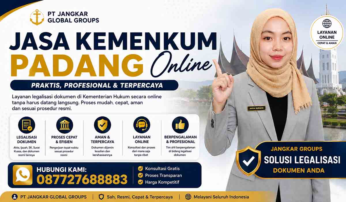 Jasa Kemenkum Padang Online Praktis dan Terpercaya