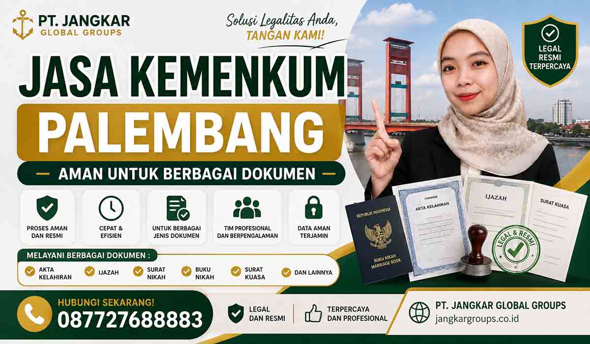 Jasa Kemenkum Palembang Aman untuk Berbagai Dokumen