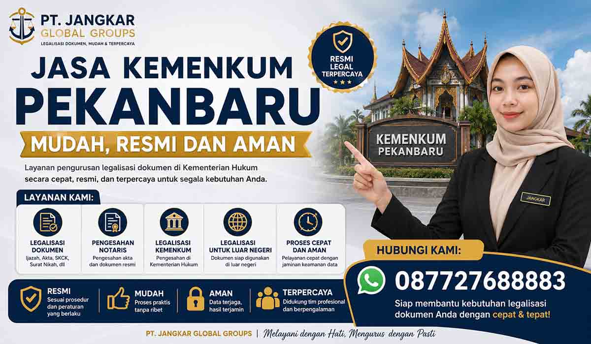 Jasa Kemenkum Pekanbaru Mudah, Resmi dan Aman
