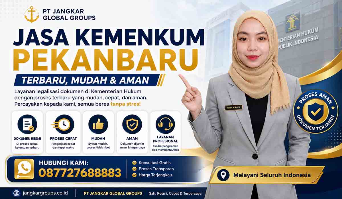 Jasa Kemenkum Pekanbaru Terbaru Mudah dan Aman