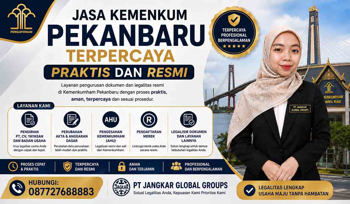 Jasa Kemenkum Pekanbaru Terpercaya Praktis dan Resmi