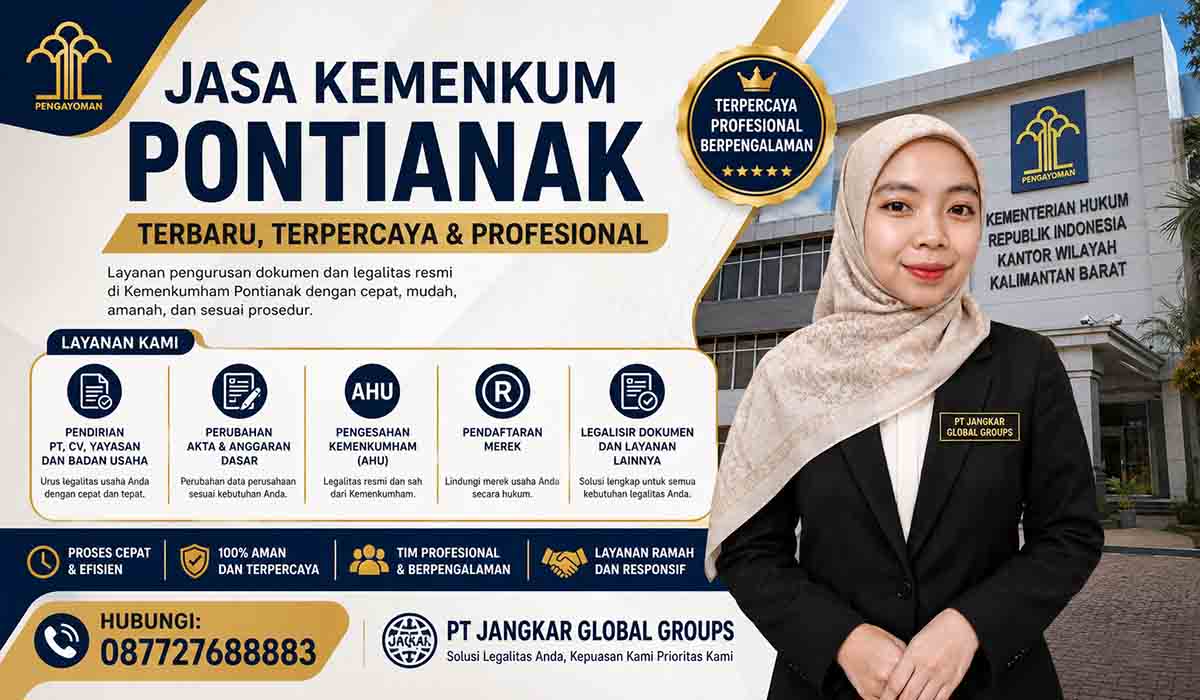 Jasa Kemenkum Pontianak Terbaru Terpercaya dan Profesional