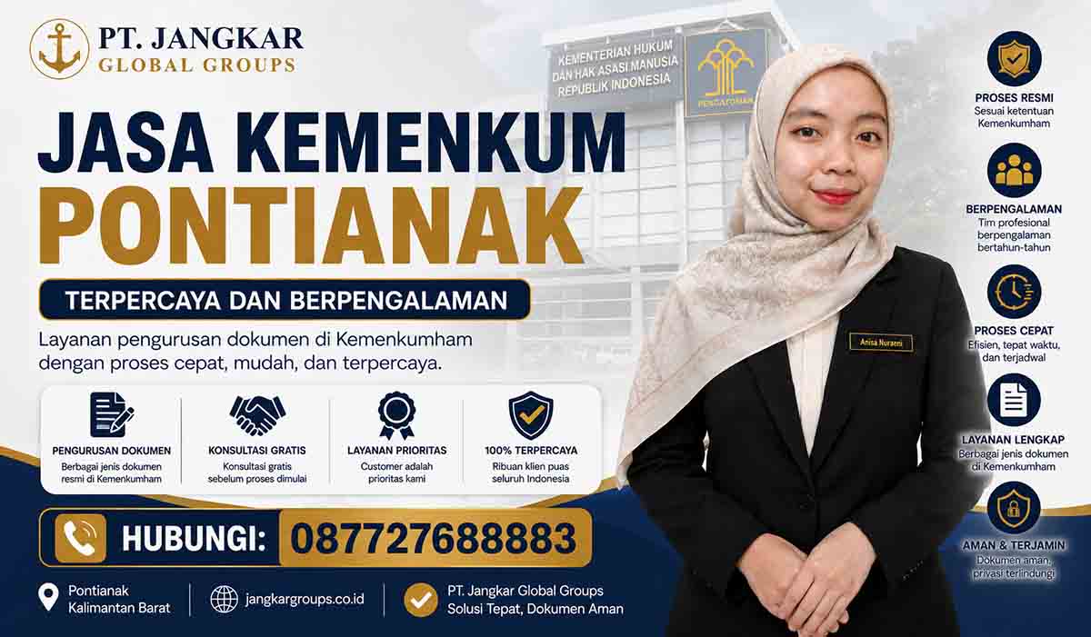 Jasa Kemenkum Pontianak Terpercaya dan Berpengalaman