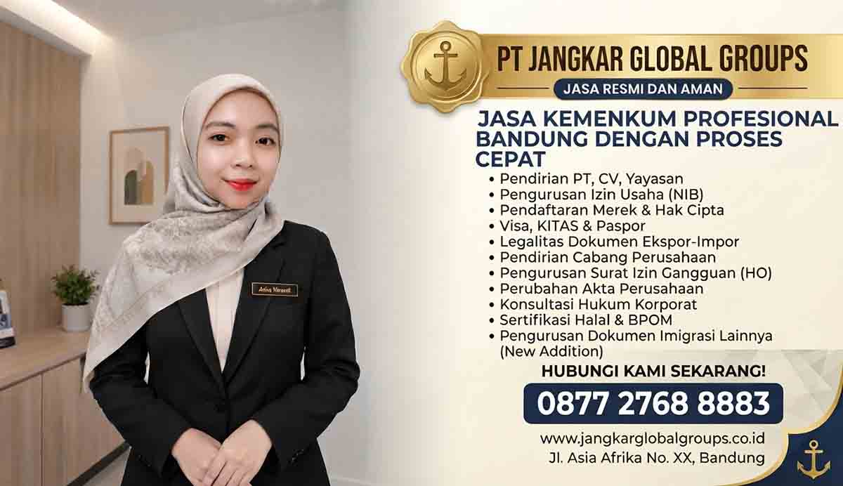 Jasa Kemenkum Profesional Bandung dengan Proses Cepat