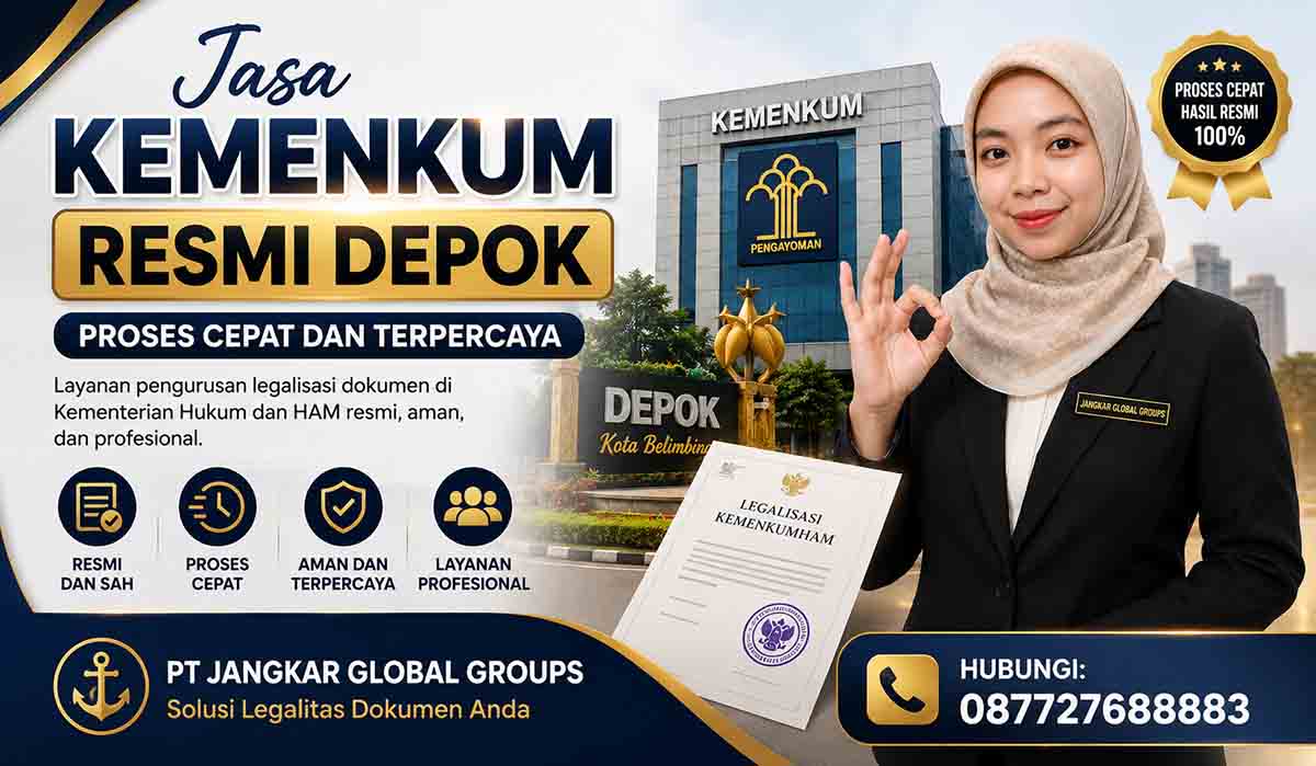 Jasa Kemenkum Resmi Depok Proses Cepat dan Terpercaya