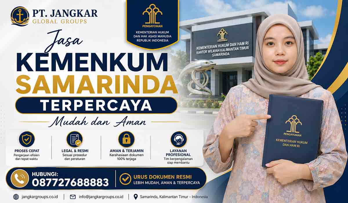 Jasa Kemenkum Samarinda Terpercaya Mudah dan Aman