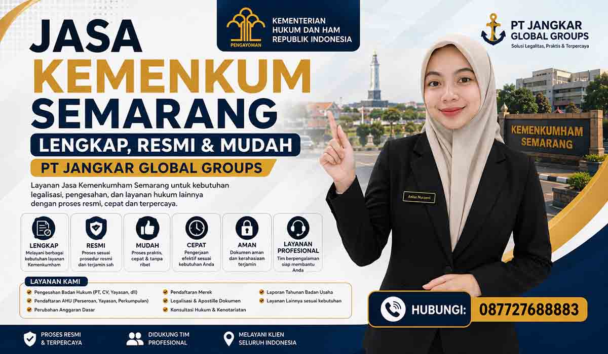 Jasa Kemenkum Semarang Lengkap Resmi dan Mudah