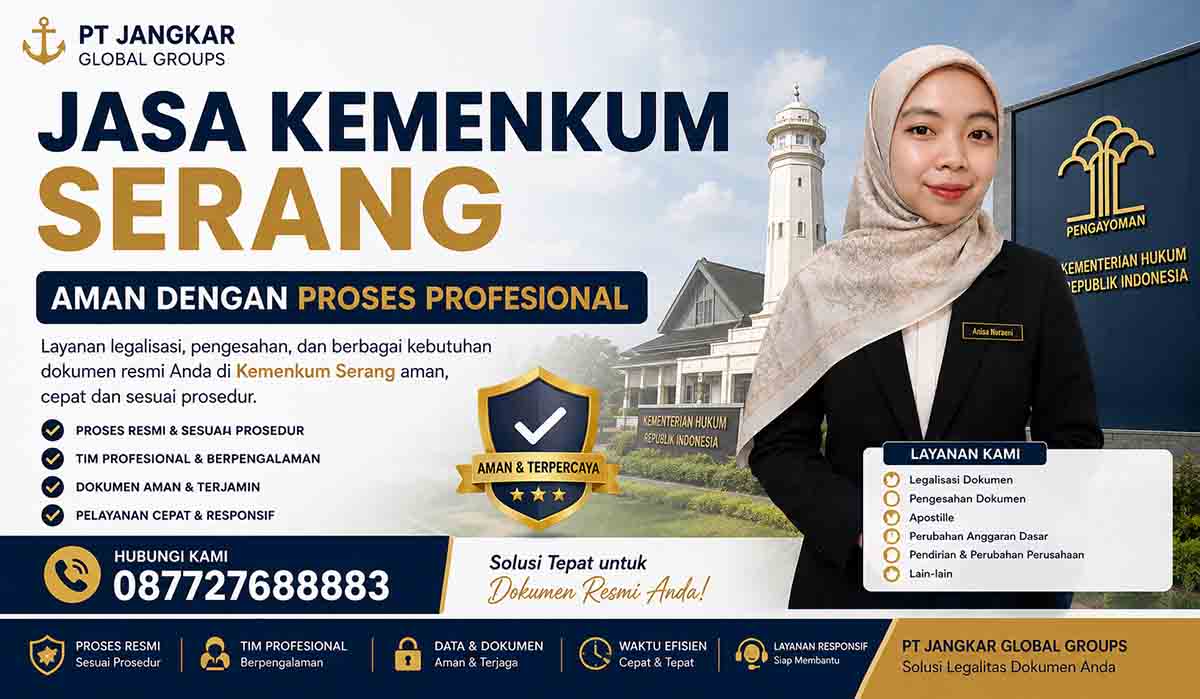 Jasa Kemenkum Serang Aman dengan Proses Profesional