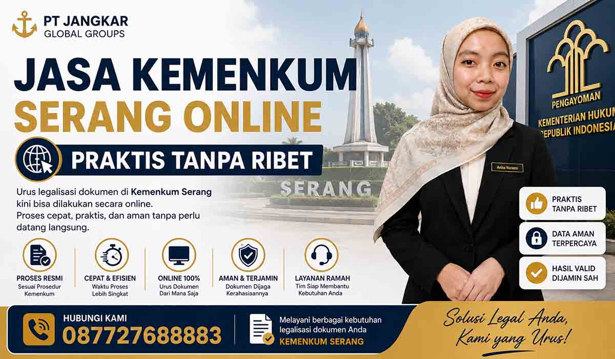 Jasa Kemenkum Serang Online Praktis Tanpa Ribet
