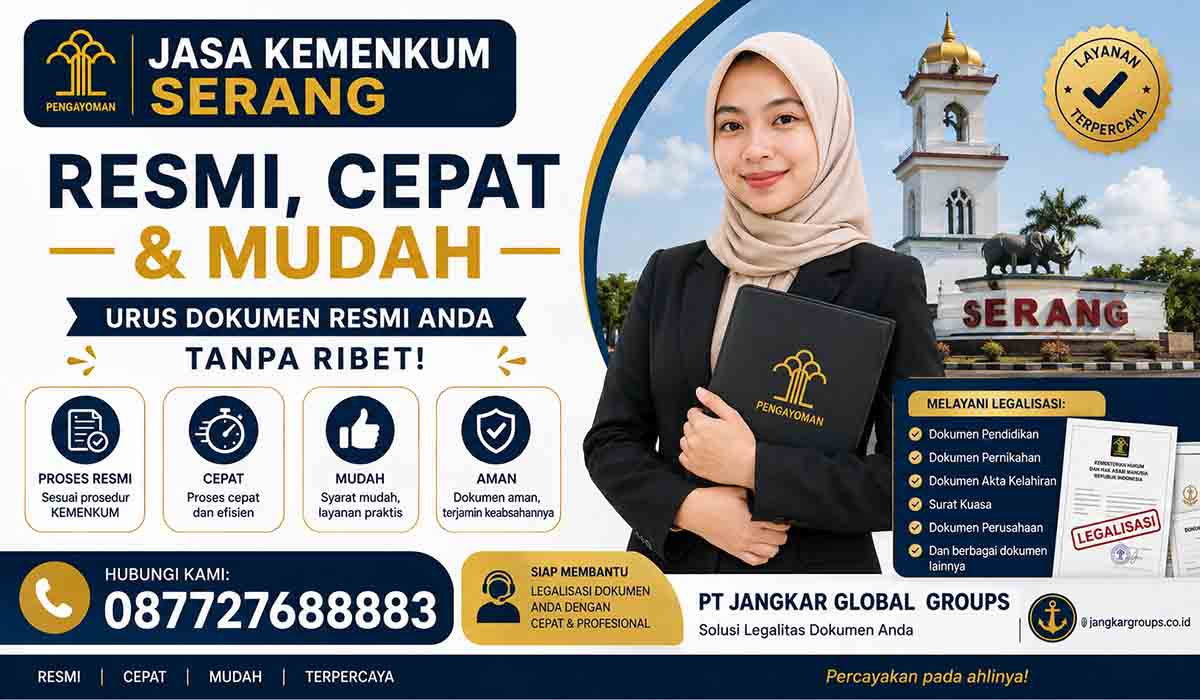Jasa Kemenkum Serang Resmi Cepat dan Mudah