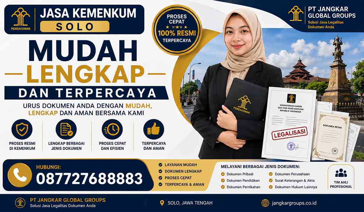 Jasa Kemenkum Solo Mudah Lengkap dan Terpercaya