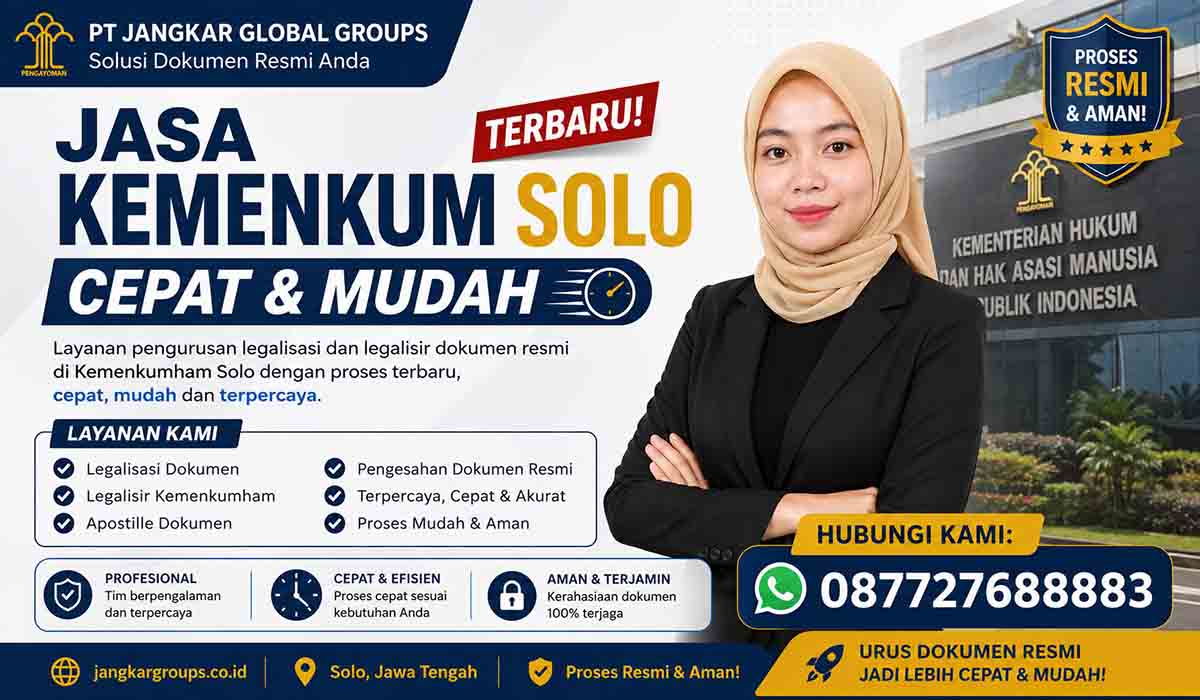 Jasa Kemenkum Solo Terbaru Cepat dan Mudah