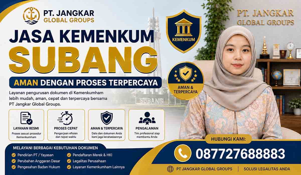 Jasa Kemenkum Subang Aman dengan Proses Terpercaya