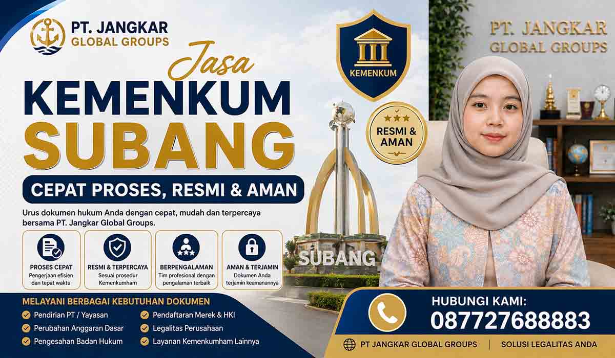 Jasa Kemenkum Subang Cepat Proses Resmi dan Aman