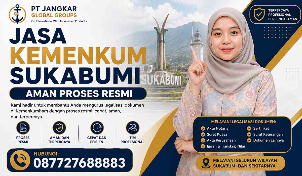 Jasa Kemenkum Sukabumi Aman Proses Resmi