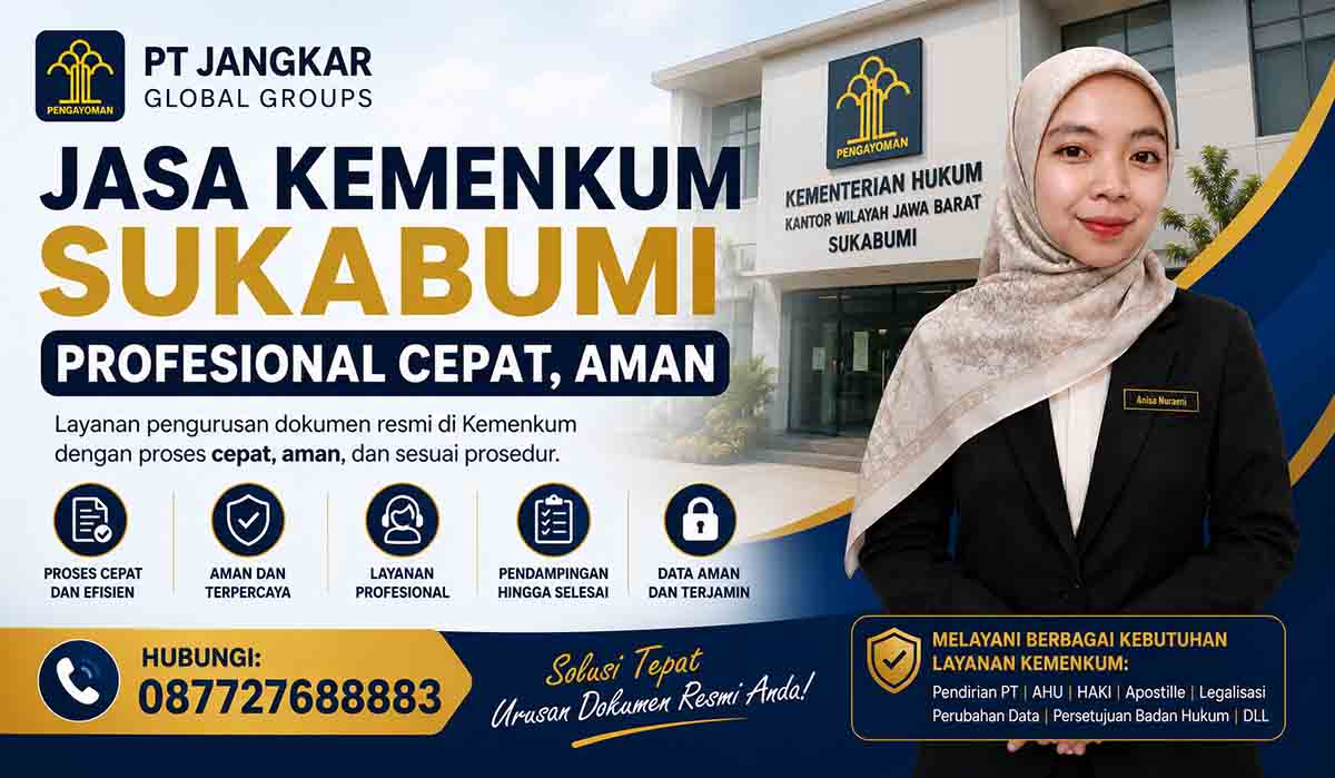 Jasa Kemenkum Sukabumi Profesional Cepat, Aman
