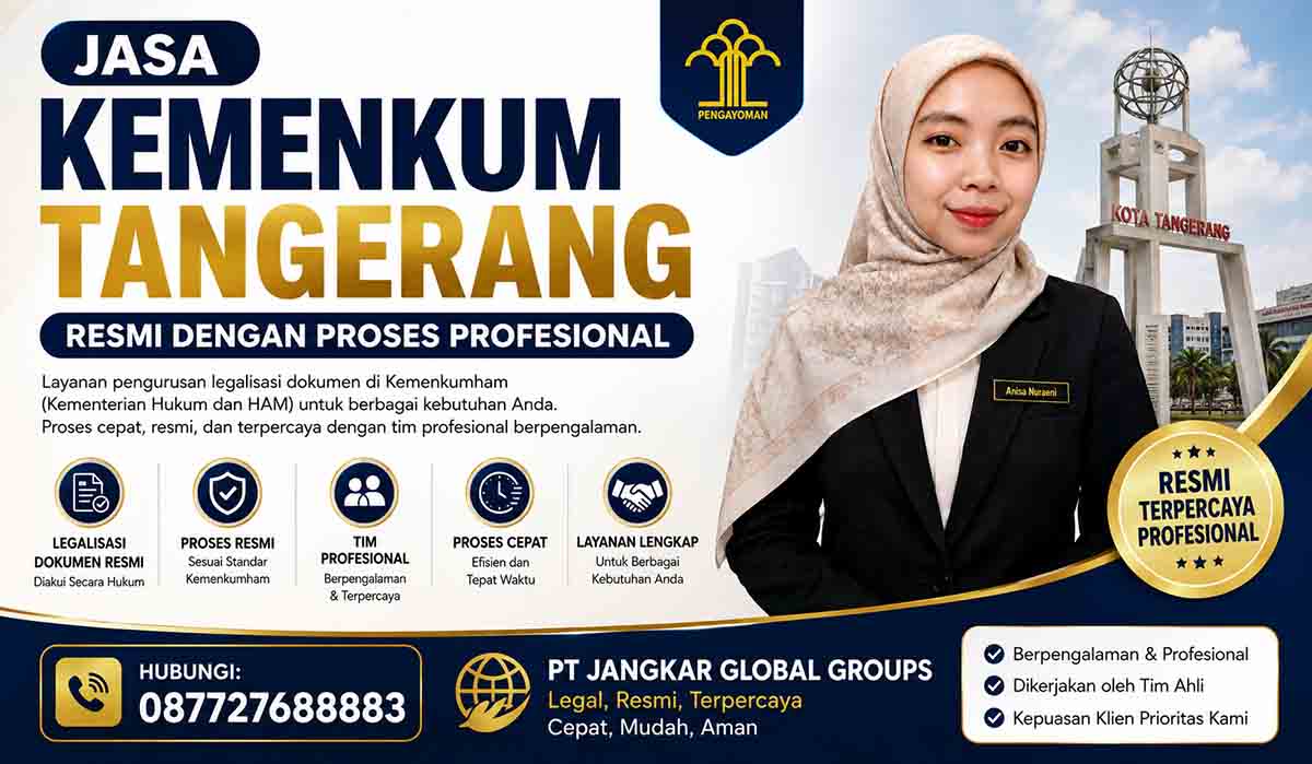 Jasa Kemenkum Tangerang Resmi dengan Proses Profesional