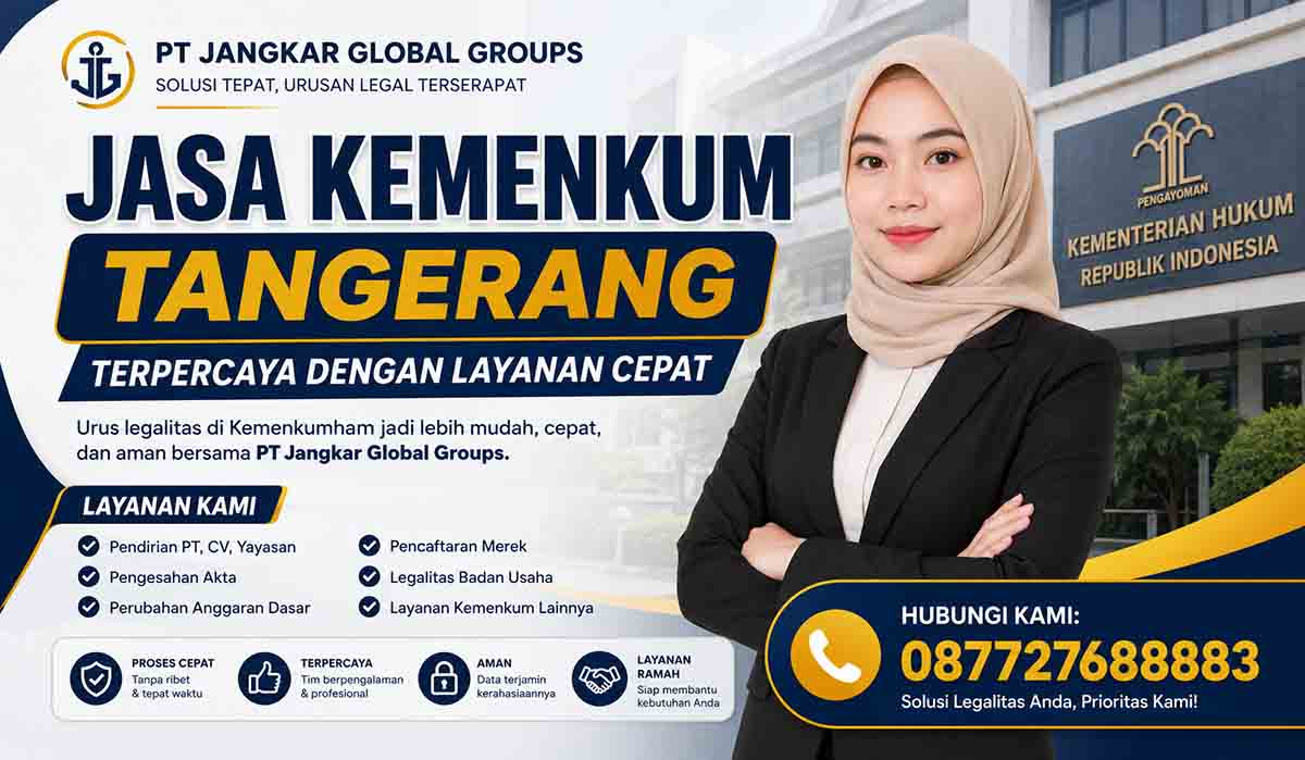 Jasa Kemenkum Tangerang Terpercaya dengan Layanan Cepat