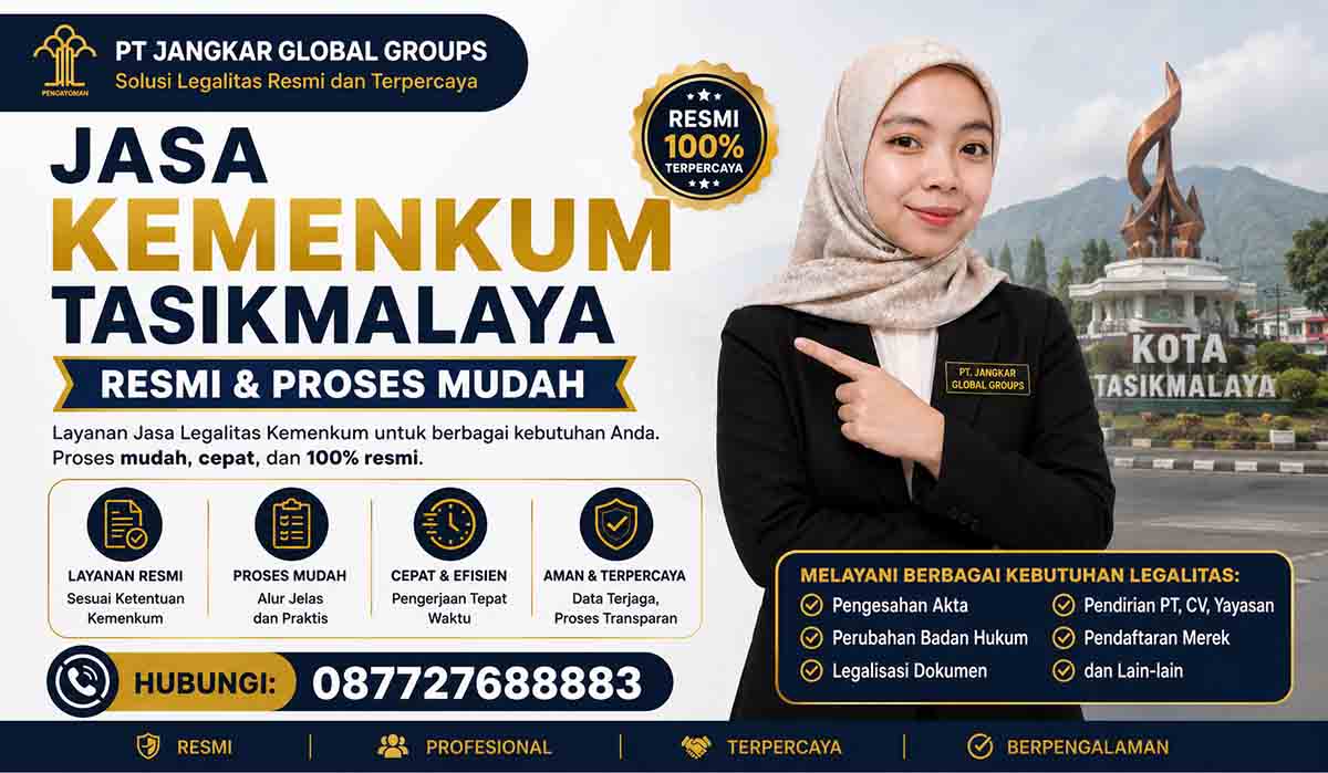 Jasa Kemenkum Tasikmalaya Resmi Proses Mudah