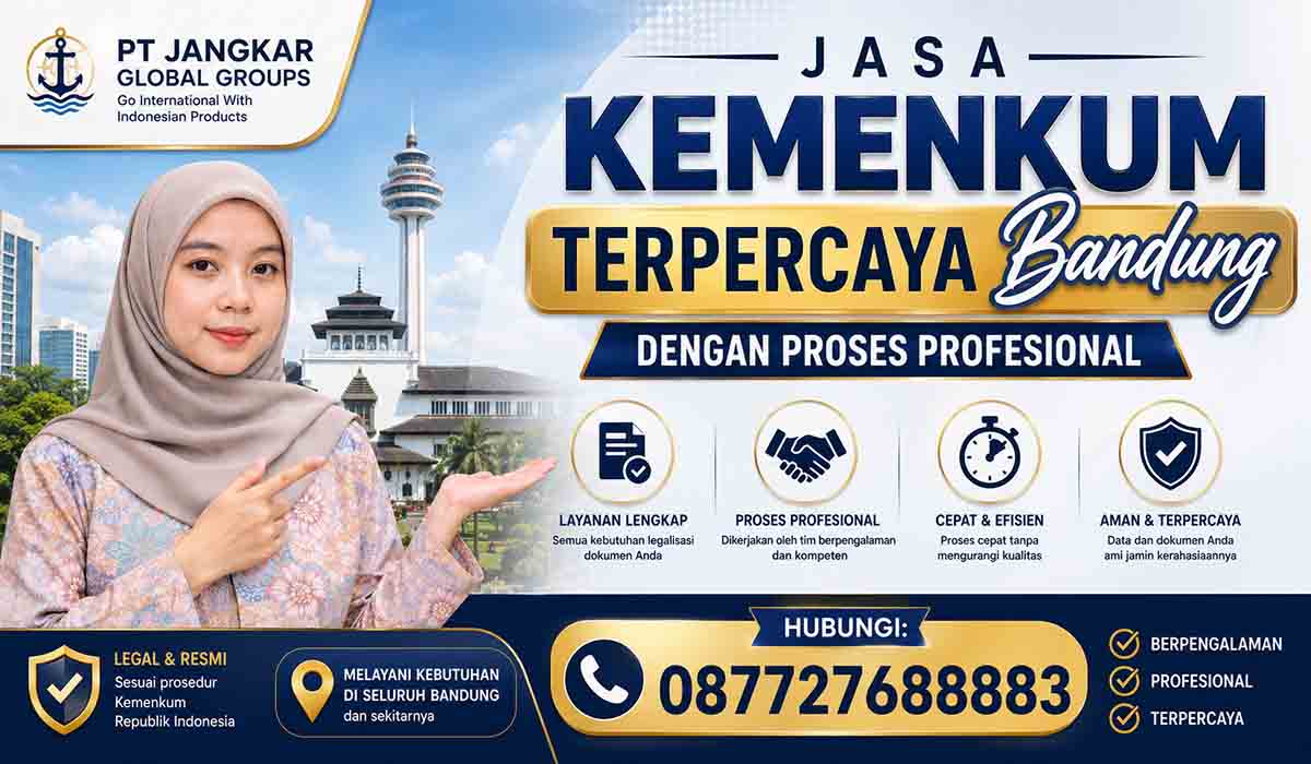 Jasa Kemenkum Terpercaya Bandung dengan Proses Profesional
