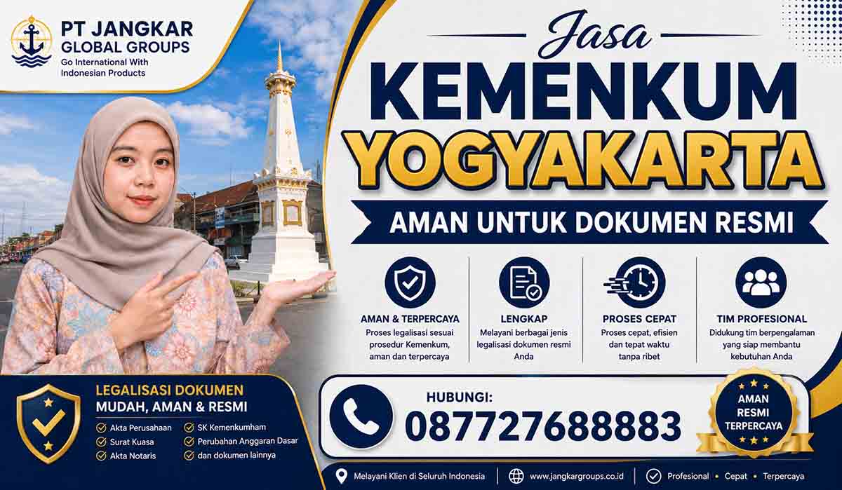 Jasa Kemenkum Yogyakarta Aman untuk Dokumen Resmi
