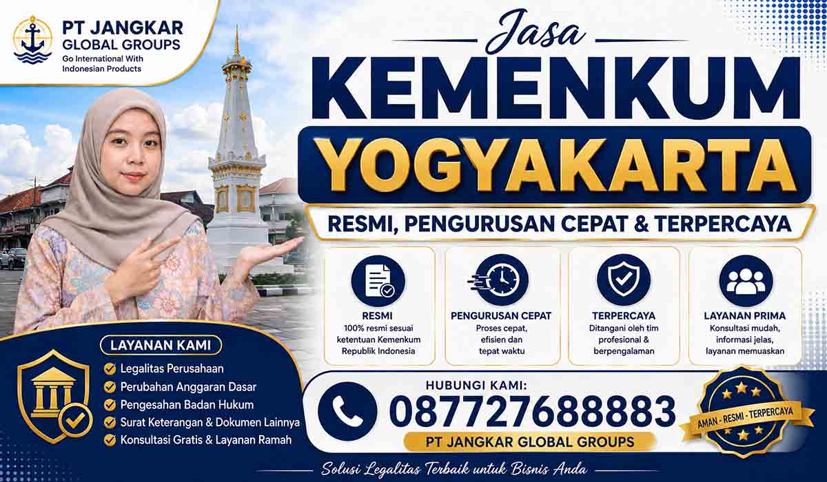 Jasa Kemenkum Yogyakarta Resmi Pengurusan Cepat