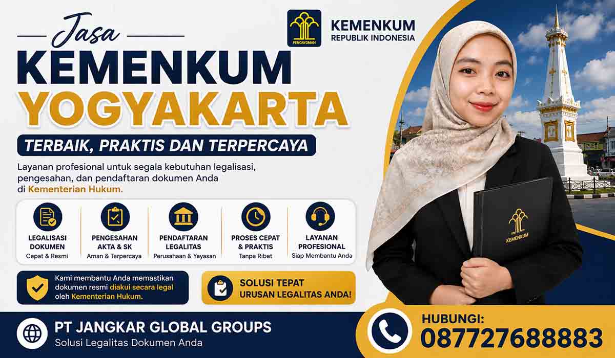 Jasa Kemenkum Yogyakarta Terbaik Praktis dan Terpercaya