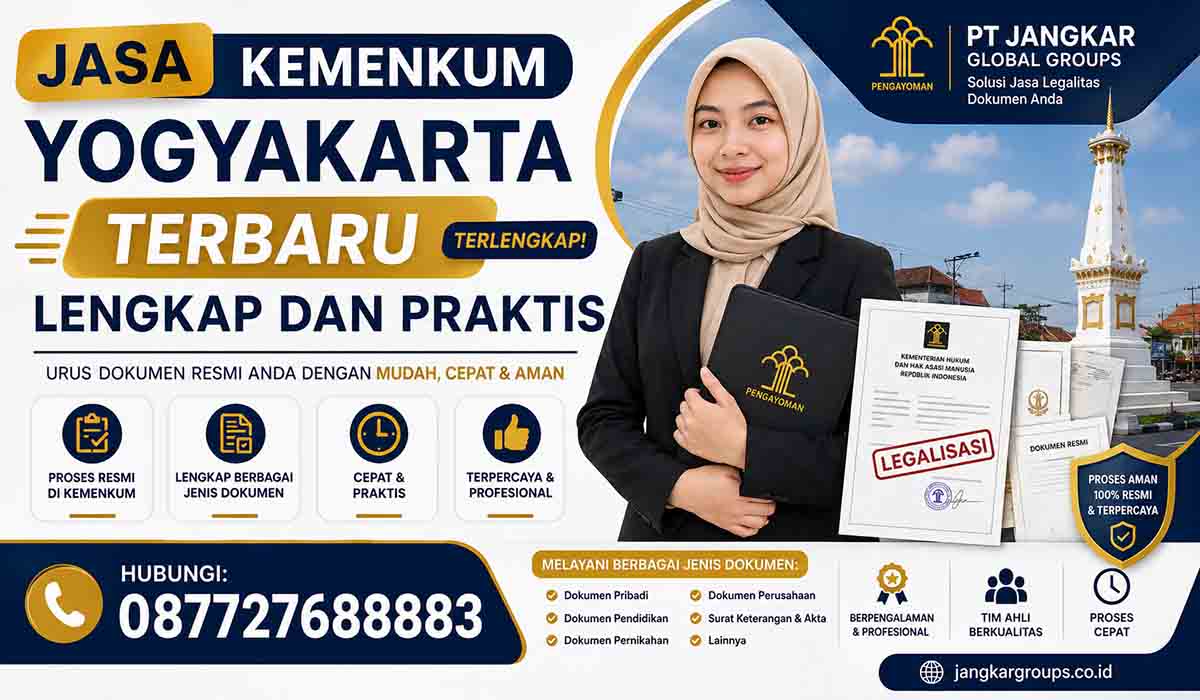 Jasa Kemenkum Yogyakarta Terbaru Lengkap dan Praktis