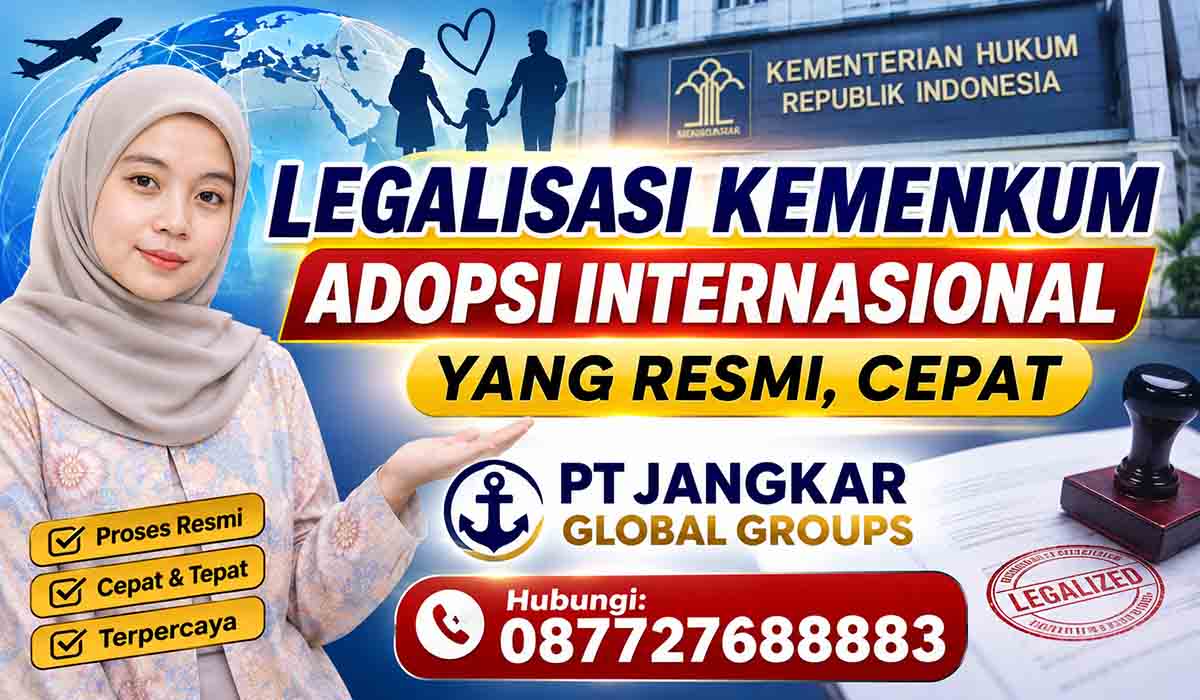 Legalisasi Kemenkum Adopsi Internasional yang Resmi, Cepat