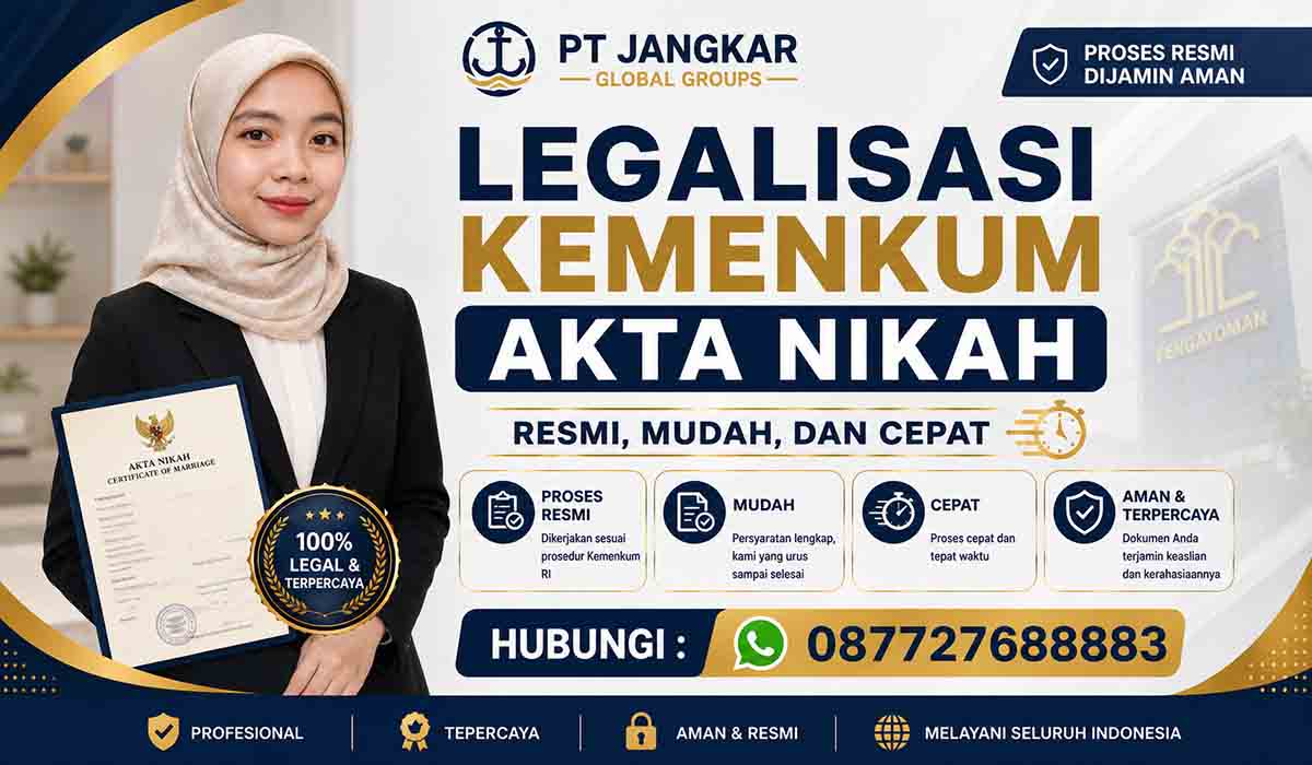 Legalisasi Kemenkum Akta Nikah Resmi, Mudah, dan Cepat
