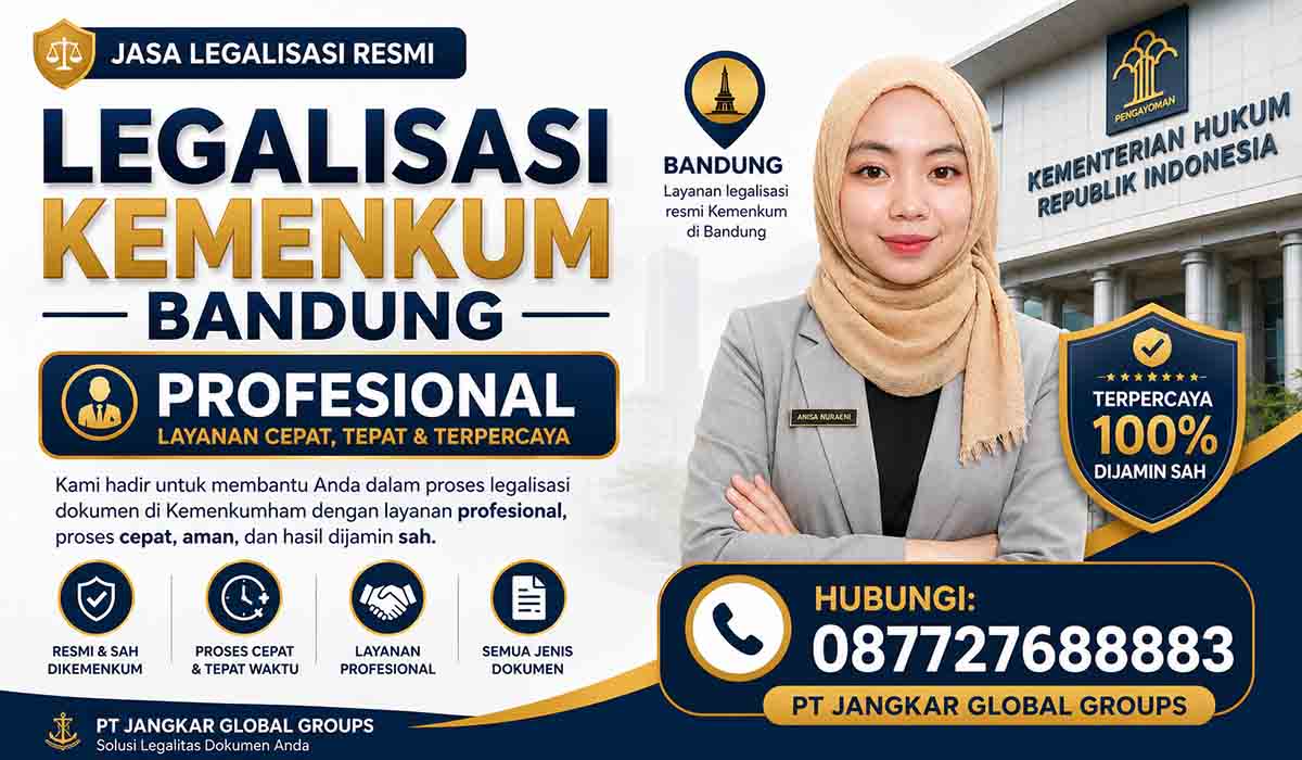 Legalisasi Kemenkum Bandung Profesional