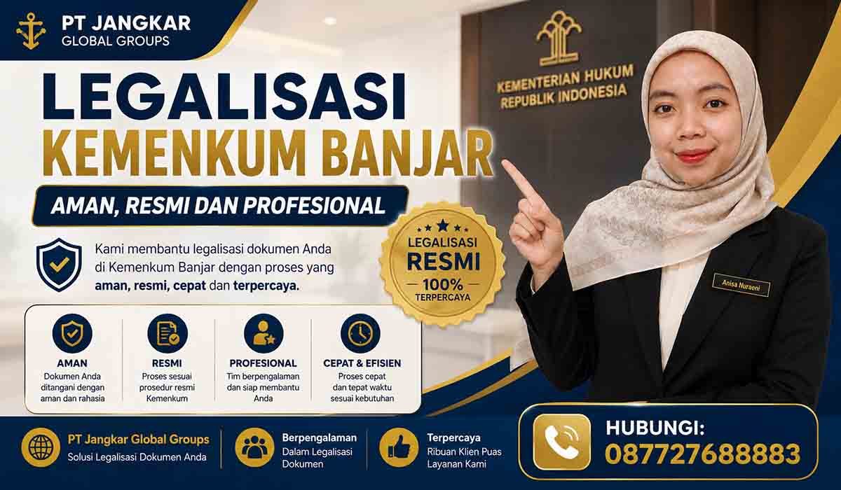 Legalisasi Kemenkum Banjar Aman, Resmi dan Profesional