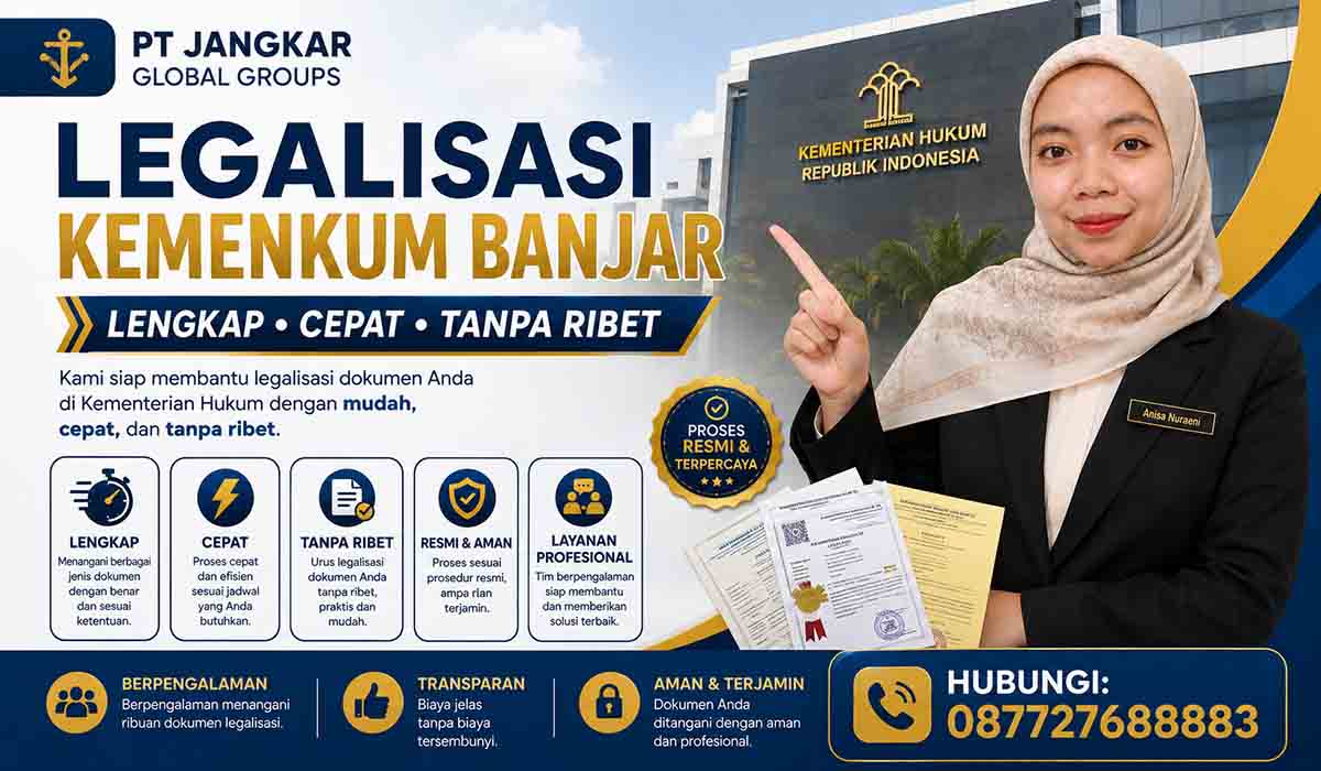 Legalisasi Kemenkum Banjar Lengkap Cepat Tanpa Ribet