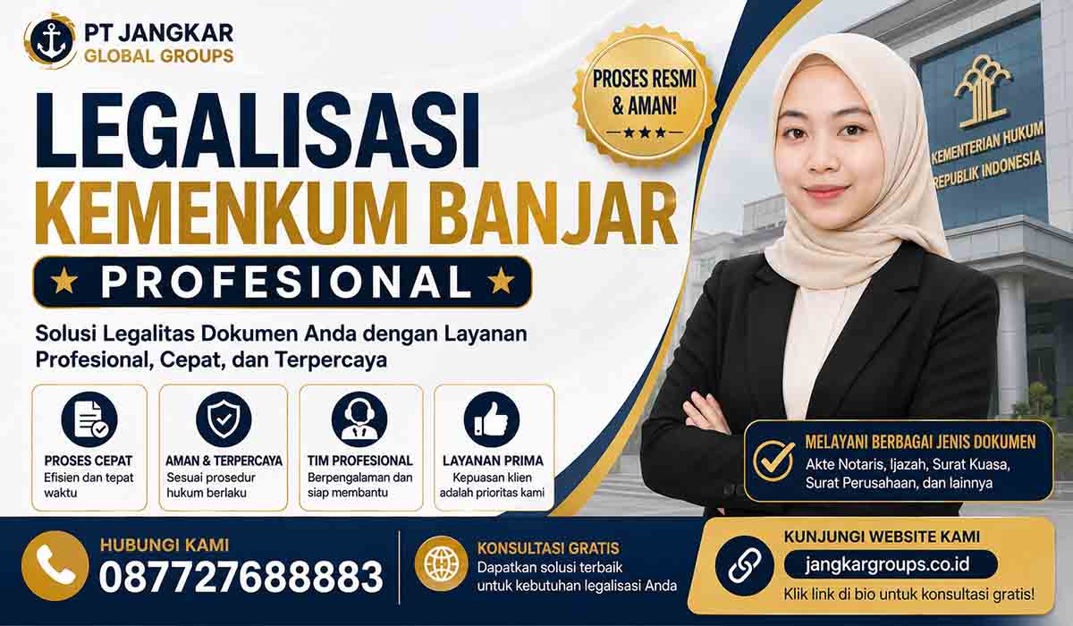 Legalisasi Kemenkum Banjar Profesional