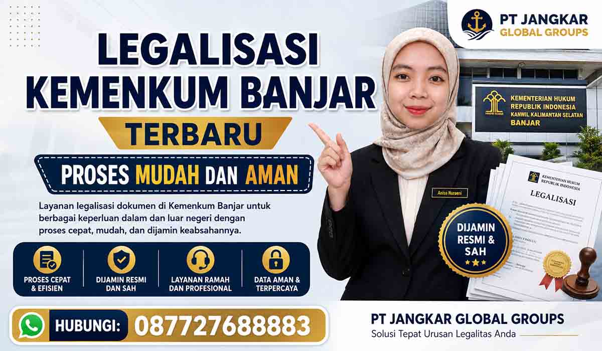 Legalisasi Kemenkum Banjar Terbaru Proses Mudah dan Aman