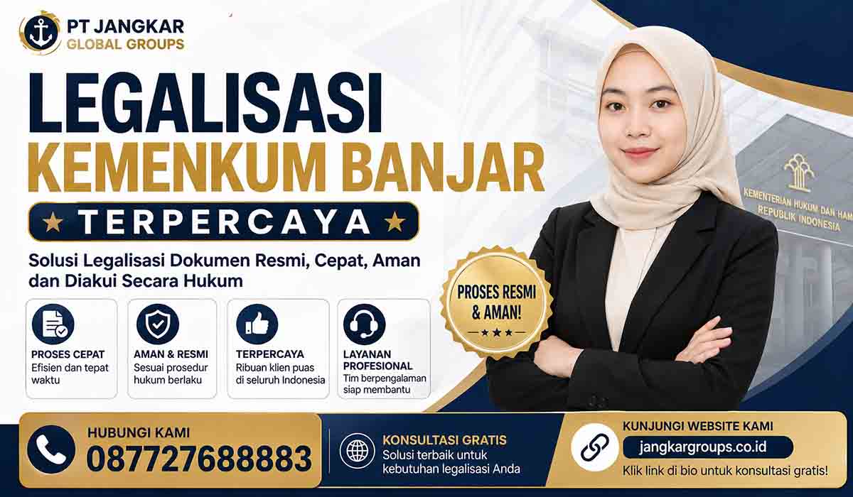 Legalisasi Kemenkum Banjar Terpercaya